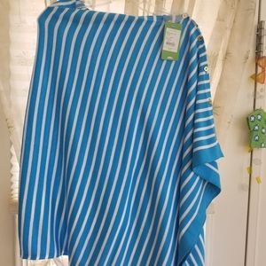 Lilly Pulitzer Striped Poncho,  new with tags